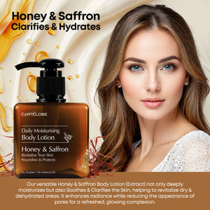 Honey and Saffron body lotion